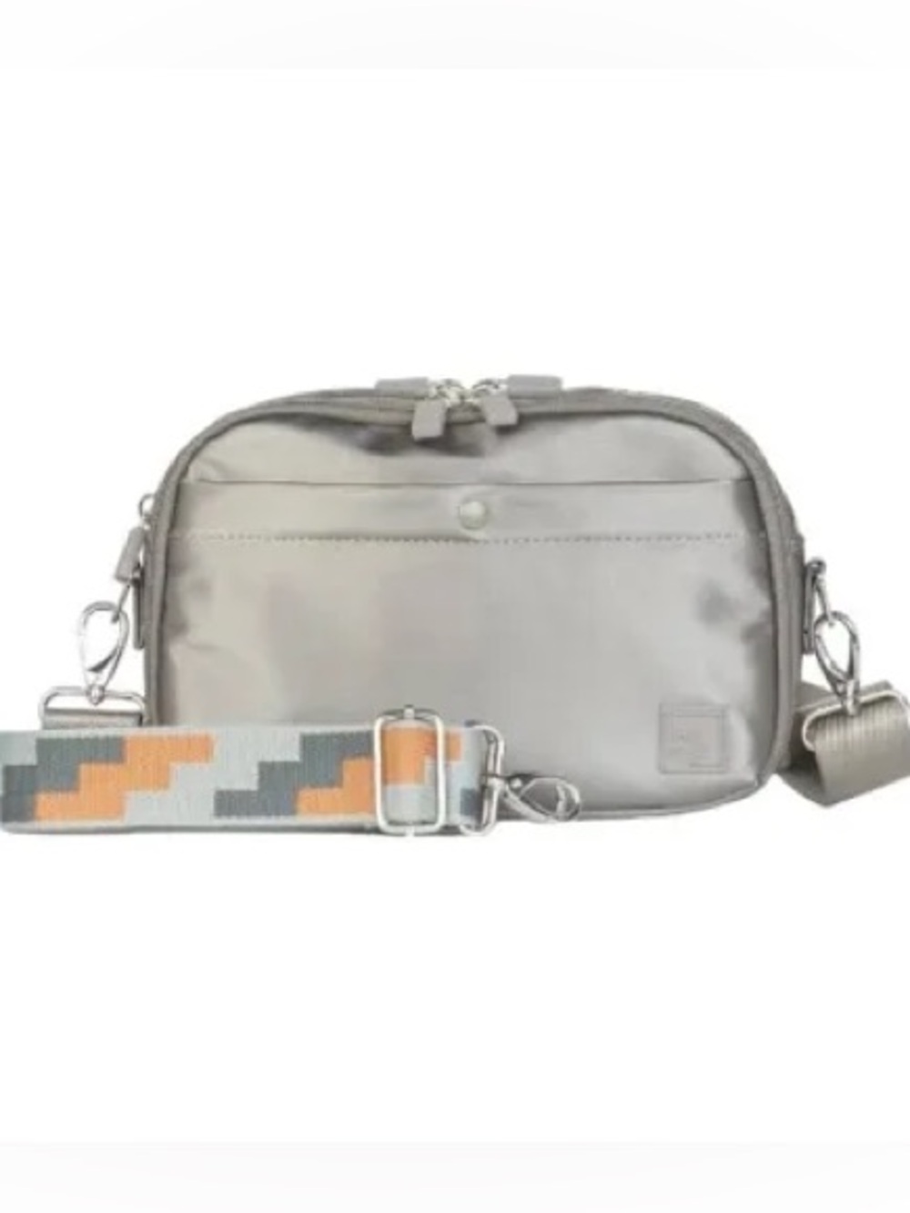 IHKWIP Day to Day Convertible Crossbody with Two Straps ~ Metallic Stone Grey